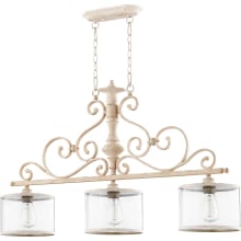 San Miguel 3 Light 42" Wide Linear Chandelier