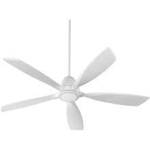 Holt 56" 5 Blade Indoor DC Ceiling Fan with Light Kit and Wall Control