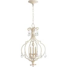 Ansley 3 Light 14" Wide Taper Candle Chandelier