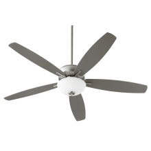 Breeze 60" 5 Blade LED Indoor Ceiling Fan with Wall Control