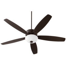 Breeze 60" 5 Blade LED Indoor Ceiling Fan with Wall Control