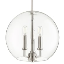 Globe Pendant 3 Light 12" Wide Pendant