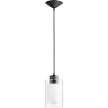 5" Wide Mini Pendant with Frosted Glass Shade