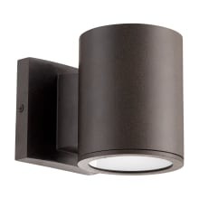 Cylinder 5" Tall LED Outdoor Wall Sconce