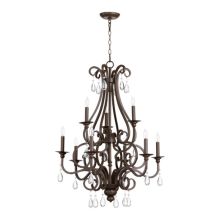 Anders 9 Light 2 Tier Chandelier