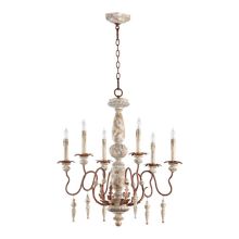 La Maison 6 Light 26" Wide Taper Candle Chandelier