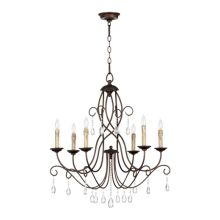 Cilia 6 Light 28" Wide Taper Candle Chandelier
