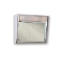 Flair 23-3/4" x 19-3/8" Lighted Double Door Medicine Cabinet