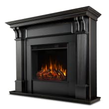 Ashley 4,780 BTU / 1,500W 48 Inch Wide Freestanding Mantel Electric Fireplace with Remote Control