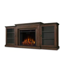 Frederick 4,780 BTU / 1,500W 72 Inch Wide Media Console Electric Fireplace with Remote Control