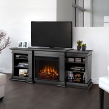 Tv stand with propane fireplace sale