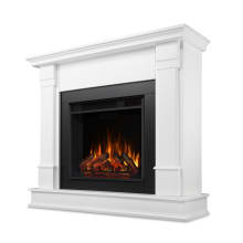 Silverton 4,780 BTU / 1,500W 48 Inch Wide Free Standing Mantel Electric Fireplace with Remote Control