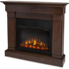 Crawford 48 Inch Wide 5100 BTU / 1400W Free Standing Mantel Electric Fireplace