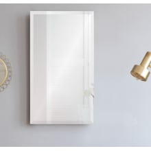 Bjorn 34" x 20" Rectangular Frameless Beveled Edge Bathroom Wall Mirror