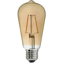 Timmons Pack of (3) 2W Amber Vintage LED E26 Light Bulbs