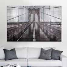 Iconic XL 40" x 60" Brooklyn Bridge Art on Canvas