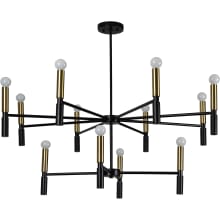 Springfield 12 Light 42" Wide LED Candle Style Chandelier