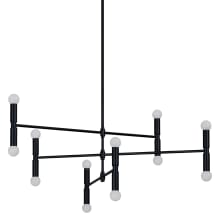 Zander 12 Light 17" Wide LED Abstract Chandelier