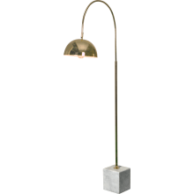 Valdosta Single Light 61" High Gooseneck Floor Lamp with Metal Shade