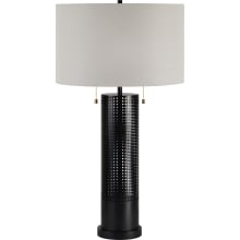 Hopper 2 Light 30" Tall LED Buffet Table Lamp