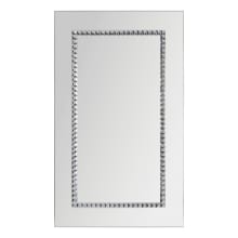 Embedded Jewels 40" x 24" Modern Bling Wall Mirror