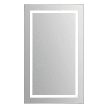 Adele 40" x 24" Rectangular Frameless LED Bathroom Wall Mirror