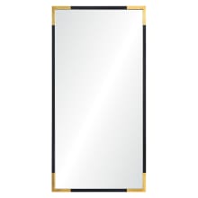 Osmond 30" W x 60" H Modern Rectangular Wood Framed Bathroom Wall Mirror