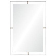 Heston 31" x 20" Rectangular Retro Industrial Vanity Bathroom Wall Mirror