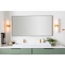 Trilo 60" x 30" Contemporary Full Length Oversized Vanity Bathroom Wall Mirror