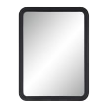 Nolana 40" x 30" Rectangular Flat Medium Density Fiberboard (MDF) Accent Mirror