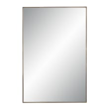 Cider 45" x 30" Rectangular Flat Stainless Steel Accent Mirror