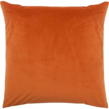 Prato 20" Square Modern Glamour Solid Decorative Throw Pillow with Duck Feather and Down Fill