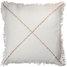 Bulgaria Geometric Cotton Covered Feather Filled Throw Pillow