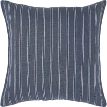 Oakley Geometric Linen Covered Feather Filled Throw Pillow