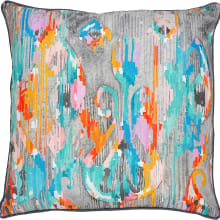 Telcon Abstract Polyester Covered and Filled Accent Pillow