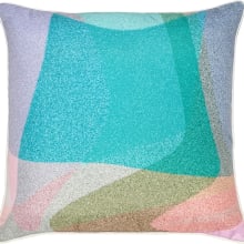 Simona Abstract Polyester Covered and Filled Accent Pillow