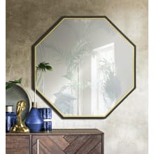 Octo 45" Large Octagon Urban Geometric Wall Mirror
