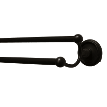 24 Inch Center to Center Double Towel Bar from the Woodrich Collection
