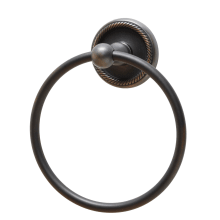 6-1/8 Inch Diameter Towel Ring from the Woodrich Collection