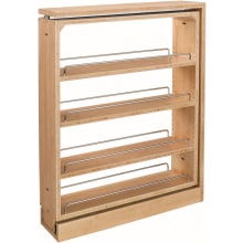 Wood Classics 6" Wood Base Filler Pull Out Organizer for New Kitchen Applications