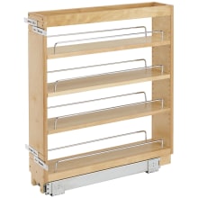 448 Series 5 Inch Pull Out Wall Cabinet Organizer with Adjustable Shelves