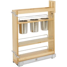 Wood Classics 6" Wood Base Cabinet Utility Pull Out Organizer with Soft Close