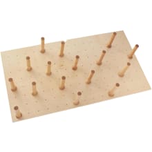 Wood Classics 21-1/4" Wood Trim to Fit Drawer Peg Board Insert with Wooden Pegs