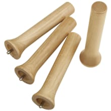 Wood Classics 6-1/2" Wood Pegs for Wood Peg Boards - Pack of 4