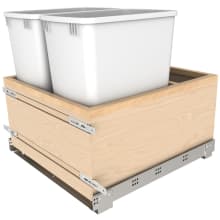 Value Line 11-1/2" Pull Out Double Waste Container with Soft-Close