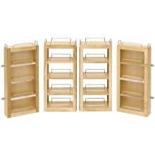 Wood Classics 24" Wood Base Cabinet Door Mount Organizer and Swing Out Pantry Organizer Kit