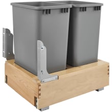 Wood Classics 21-3/4" Wood Pull Out Waste Container with Soft Open and Close