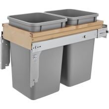 Wood Classics 23-1/4" Wood Top Mount Pull Out Waste Container with Soft Close