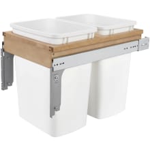 Wood Classics 22-1/2" Wood Top Mount Pull Out Double Waste Containers