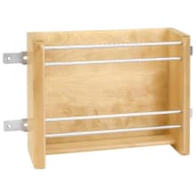 Wood Classics 10-1/8" Wood Foil/Wrap Cabinet Door Organizer